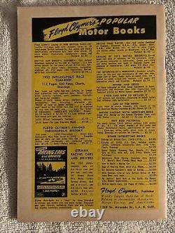 Première Édition HOP UP Août 1951 Vol 1 No 1 Hot Rods Customs Motos Courses