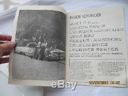 Première Édition Originale De 1977 Lowrider Magazine Reprint Numéro