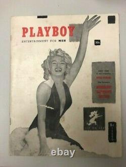 Première Impression Playboy 1ère Émission Marilyn Monroe Décembre 1953 1 Propriétaire Non Pressée
