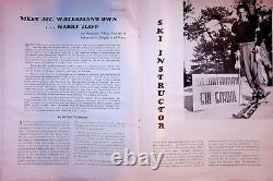 Première édition du magazine Western Skiing, octobre 1945, RARE, Clubs de ski universitaires