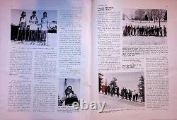 Première édition du magazine Western Skiing, octobre 1945, RARE, Clubs de ski universitaires