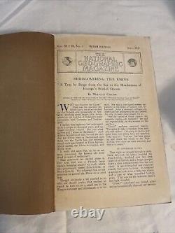 Première édition reliée - National Geographic Magazine Vol XLVIII 1925