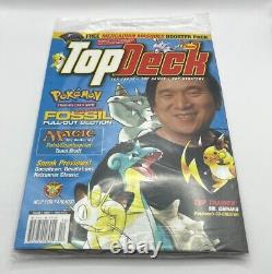 Problème de Top Deck numéro 1, décembre 1999 avec Magic Pack et Pokemon Card scellés Vendeur américain