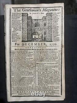 Procès du massacre de Boston dans le numéro original de décembre 1770 du Gentleman's Magazine