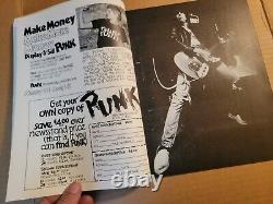 Punk Magazine Vol. 1 #8 Mars 1977 Lou Reed Sex Pistols Ramones Le Clash Vtg