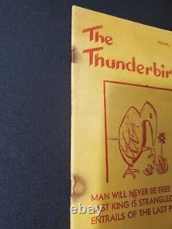Quelques Conséquences De L'anarchie Le Thunderbird Vol VI No 3 Rare Veuillez Lire