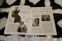 RADIO STARS Rare First Issue Octobre 1932 Ruth Etting en couverture Vol. 1, No. 1 WOW