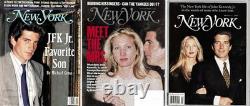 RARE 3 George John JFK Kennedy Jr & Carolyn Besette Magazines de NEW YORK 89 99