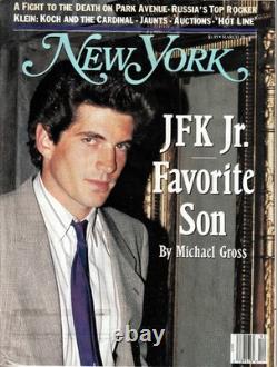 RARE 3 George John JFK Kennedy Jr & Carolyn Besette Magazines de NEW YORK 89 99