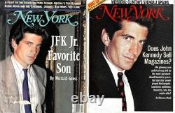 RARE George’s John Kennedy Jr et Carolyn Bessette, les 4 magazines NY, 1989-1999 +