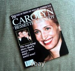 RARE Lot de 2 couvertures de magazines Carolyn Bessette 1996 NEWSWEEK & 1999 SPECIAL LN