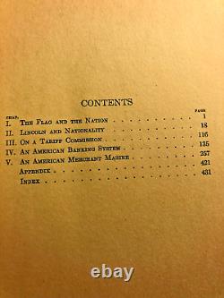 RARE SIGNED 1916! Les enjeux nationaux de 1916 Charles N. Fowler UNE GRANDE 1ÈRE ÉDITION