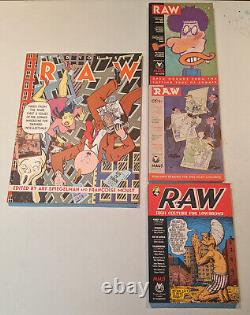 RAW Le Magazine Graphique Ensemble Complet de 12 Numéros