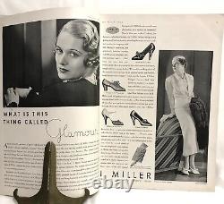 RÉDUIT ! Magazine original HARPER'S BAZAAR Vintage Mars 1933 Erté années 1930