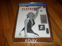 REIMPRESSION PLAYBOY PREMIER NUMÉRO DÉCEMBRE 1953 CGC NOTE 9.8 MARILYN MONROE ! 1ère