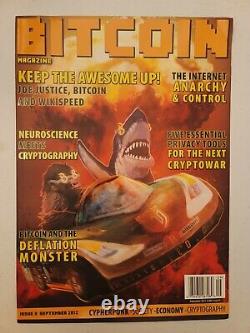 Rare Bitcoin Magazines 1er Numéro. Paquet Avec 2ème 3ème 4ème Numéros