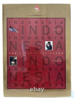 Rare Indonésie Les 50 Premières Années 1945-1995 1ère Édition Hc Essais Des Leaders Mondiaux