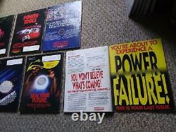 Rare Nintendo Power 1988 1ère Année 7 Edition Sub Complète Avec Des Affiches 1989 Fan Club
