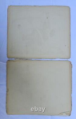 Rare Original 1869 Santa Claus et ses œuvres McLoughlin Bros Linen Book Magazine