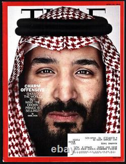Rare Time Magazine 16 Avril 2018 Prince Bin Salman Arabie Saoudite Numéro Complet