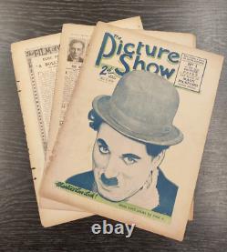 Rare Vintage Picture Show Magazine 1ère Édition, Charlie Chaplin 3 Mai 1919