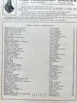 Rareté 1917 Vintage LA REVUE DES ANGLERS AMÉRICAINS 9 numéros