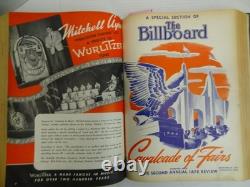 Relié 1941 Magazine Billboard Musique Swing Machine à pièces CHAUD