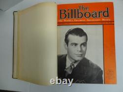 Relié 1941 Magazine Billboard Musique Swing Machine à pièces CHAUD