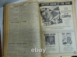 Reliure 1954 Billboard Magazine nouvelles classements R&B, nouvel artiste Elvis, jukebox Fats D