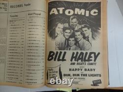 Reliure 1954 Billboard Magazine nouvelles classements R&B, nouvel artiste Elvis, jukebox Fats D