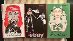 Revue exotique Taschen (premiers 36 numéros 1951-57) Coffret de livres reliés en 3 volumes 1998