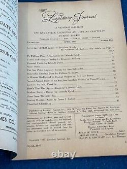 Revues Lapidary Journal Toutes les Années et Éditions de 1947 à 1959 ENSEMBLE TRÈS RARE