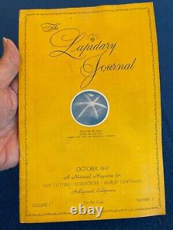 Revues Lapidary Journal Toutes les Années et Éditions de 1947 à 1959 ENSEMBLE TRÈS RARE