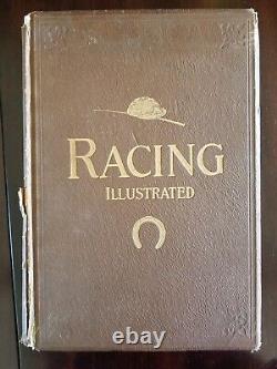 Revues illustrées de courses de chevaux liés 1895 Vol. 1 juillet-novembre, complet VG