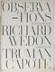 Richard Avedon Truman Capote Observations 1959 Première édition