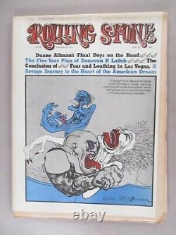 Rolling Stone #95&96 Novembre 11&25,1971 Fear & Loathing À Las Vegas 1er Ed