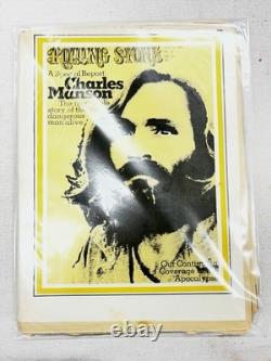 Rolling Stone Magazine 25 juin 1970 Rapport spécial sur Charles Manson Couverture