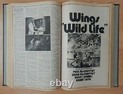 Rolling Stone Magazine Bound Book #7 Numéros 91-115 16 Septembre 1971 30 Mars 1972