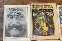 Rolling Stone Magazine Lot 35 Numéros 1970-73 Peur - Loathing Ralph Steadman
