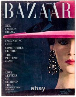 Ruth Neumann Derujinsky BALENCIAGA Givenchy HARPERS BAZAAR Novembre 1960 Freud
