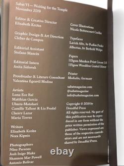 SABAT Magazine + En Attendant Le Temple (Vol 1-3) PREMIÈRES ÉDITIONS ENSEMBLE RARE HTF NM