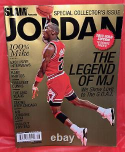 SLAM 2010 Édition Or Spéciale Collectionneurs de Michael Jordan avec Poster