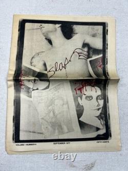 SLASH MAGAZINE Vol. 1 No. 4 PISTOLS, RAMONES, NUNS, PANTER, PLUS ! REGARDEZ