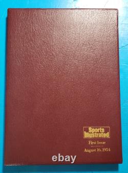 SPORTS ILLUSTRATED 1ère ÉDITION avec BOÎTE/COUVERTURE EN CUIR TOUTES LES CARTES