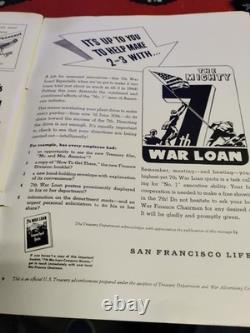 San Francisco Life Édition Hôtel Fairmont Mai 1945 Magazine Rare