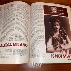 Sassy Magazine 2/89 Htf! Alyssa Milano Matt Leblanc Street Kids Fashion Rare