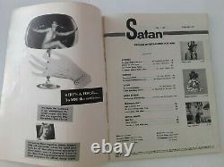 Satan Magazine Numéro 1 Premier Numéro Février 1957 Fine Condition Concurrence Playboy