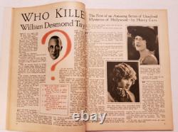 Secrets de l'écran Avril 1929 Alice White Lupe Velez Clara Bow Histoire noire Desmond