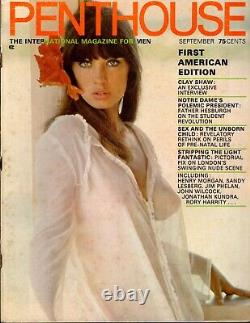 Septembre 1969 Penthouse Magazine Première Édition Américaine