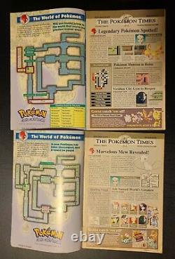 Set Pokemon (nintendo) Power Magazine Collectors Série Volumes 1 2 3 4 5 6